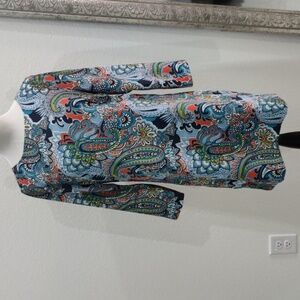 J. Crew paisley shift dress